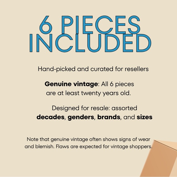 VINTAGE MYSTERY BOX Reseller Mystery Box Y2k 90s 80s 70s 60s Retro Vtg. Fashion - Picture 3 of 6